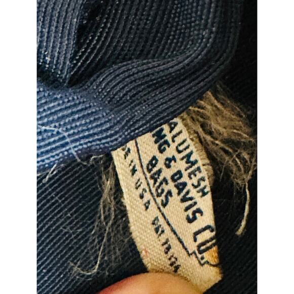 Vintage 1940s Whiting & Davis Metal Mesh Handbag Purse Evening Cream - Picture 4 of 6